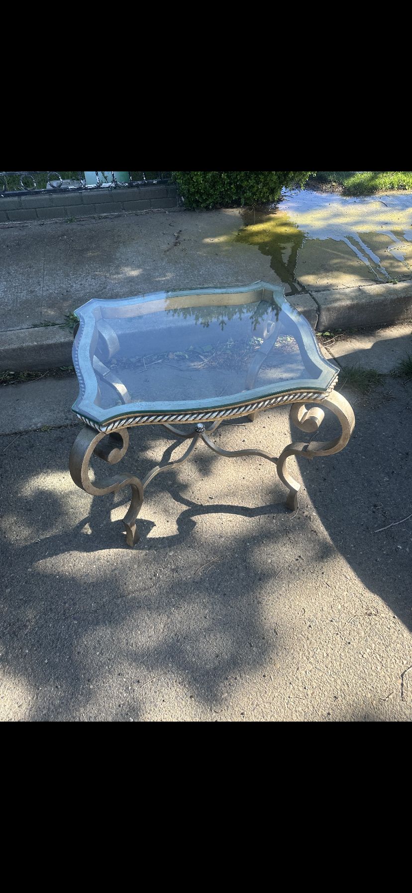 Glass table