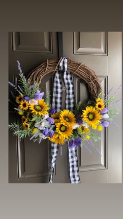 Sunflower Wreath