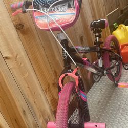 Black And Pink Bike For A Girl 
