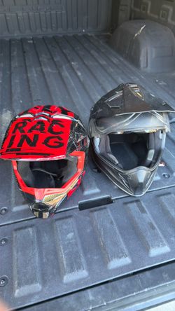Flying racing helmets