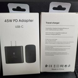 2X 45w Type USB-C Super Fast Wall Charger For Samsung Galaxy S23 Ultra iPhone 15 Pro