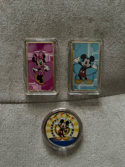 $20 Each Disney Mickey & Minnie Mouse Collector Coins