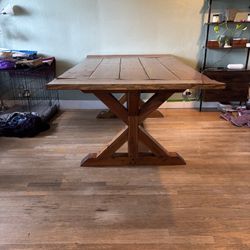 Wood farm Dining Table- SE Montavilla