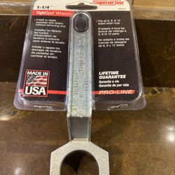 NIP Superior Tool 1-1/4" TightSpot Wrench Made in USA