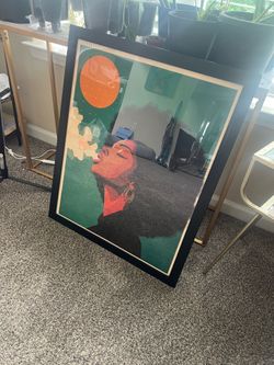 Framed poster
