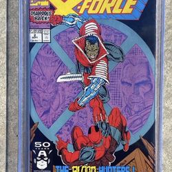 X-Force #2 NM+ 1st App Weapon X (Garrison Kane) 2nd App of Deadpool Marvel 1991