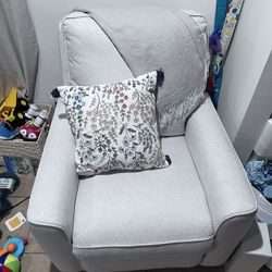 True Innovation Paxley Fabric Swivel Glider Recliner 