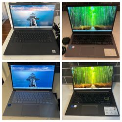 Dell And Asus Laptops. Price In Description 