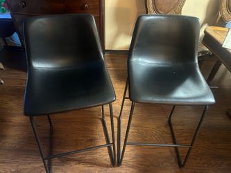 Metal frame counter height bar stools