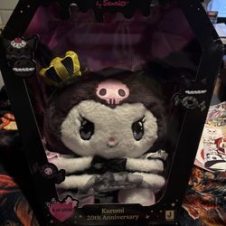 2025 SDCC Kuromi 20th Anniversary Hello Kitty 12" Plush LE 1000 Jazwares