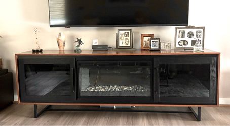 TV Stand w/Fireplace, Heater and Storage