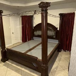 King Size Canopy Bed Frame And Dresser 