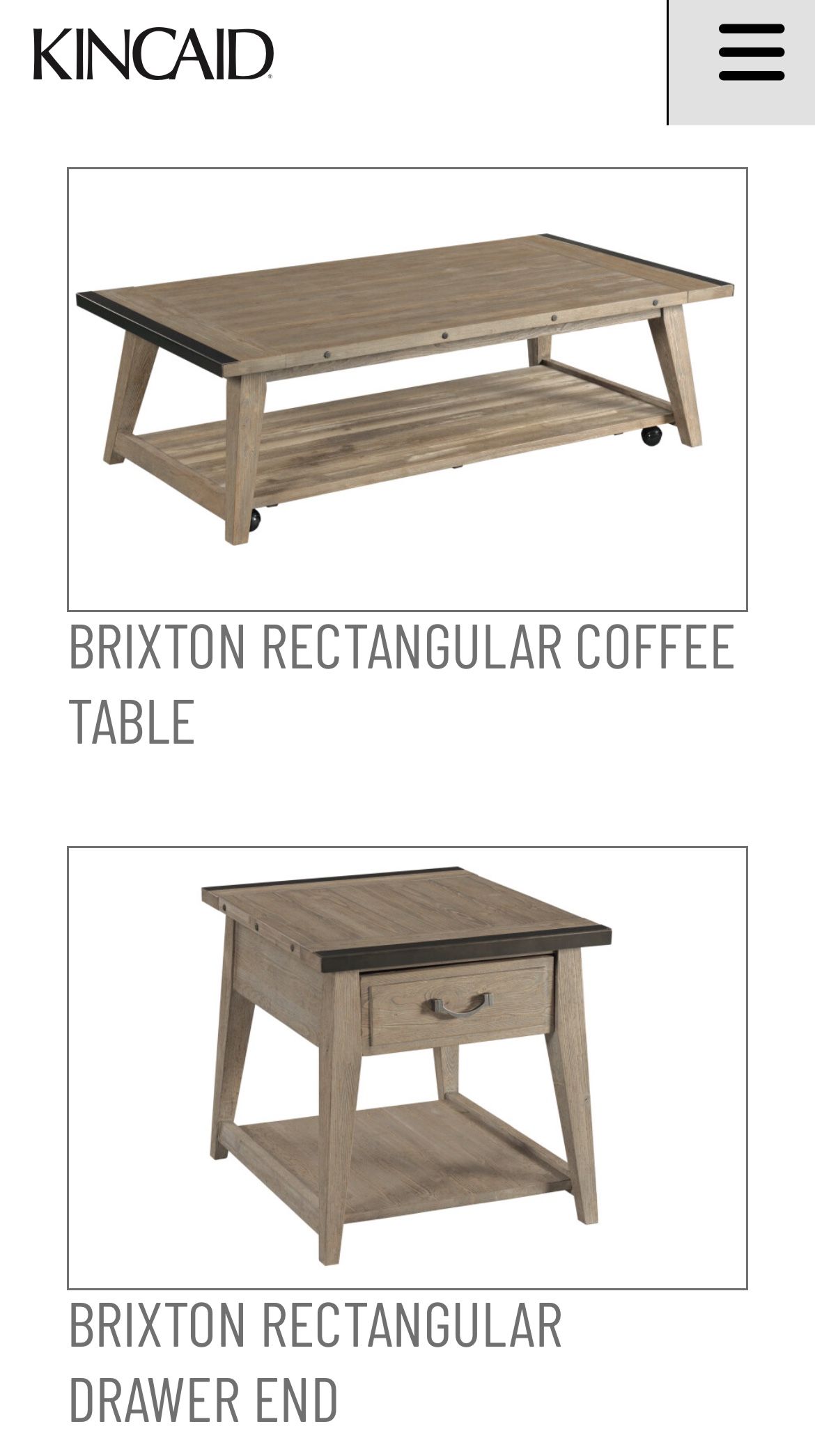 Coffee & End Tables - Kincaid