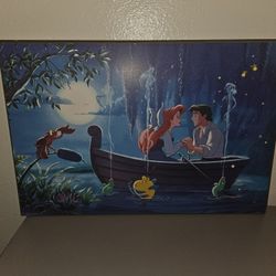 Disney Little Mermaid Wall Art Wood
