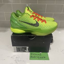 2020 Nike Kobe Protro Grinch size 5 Men (6.5 Women)