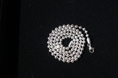 Solid Silver .925 Moon Diamond Cut Chain 5mm