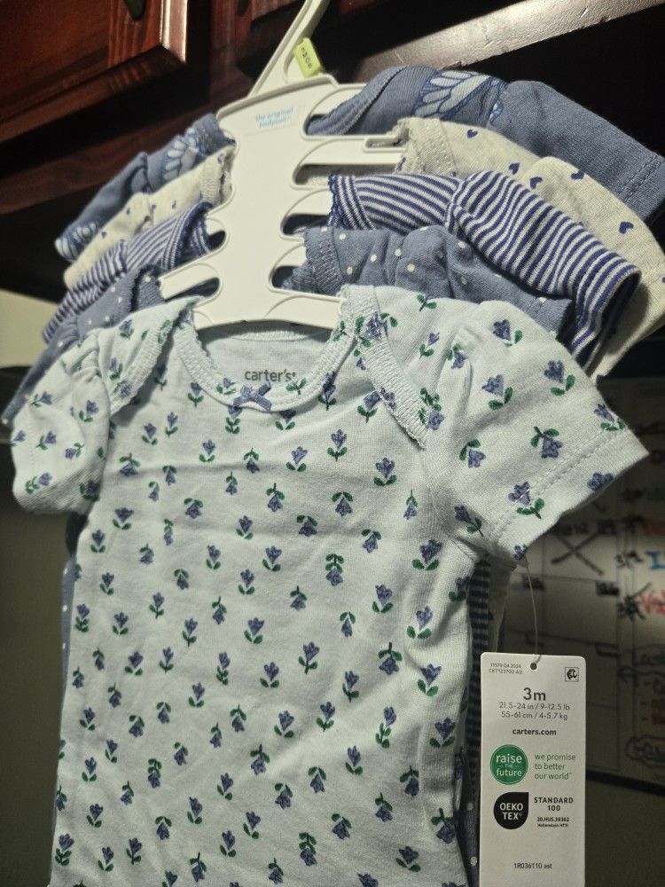 New Carters Pack Of 5 Bodysuits