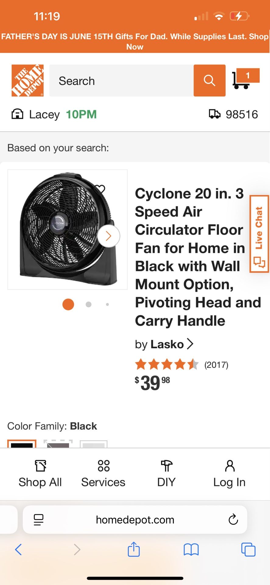 Laska Window Fan