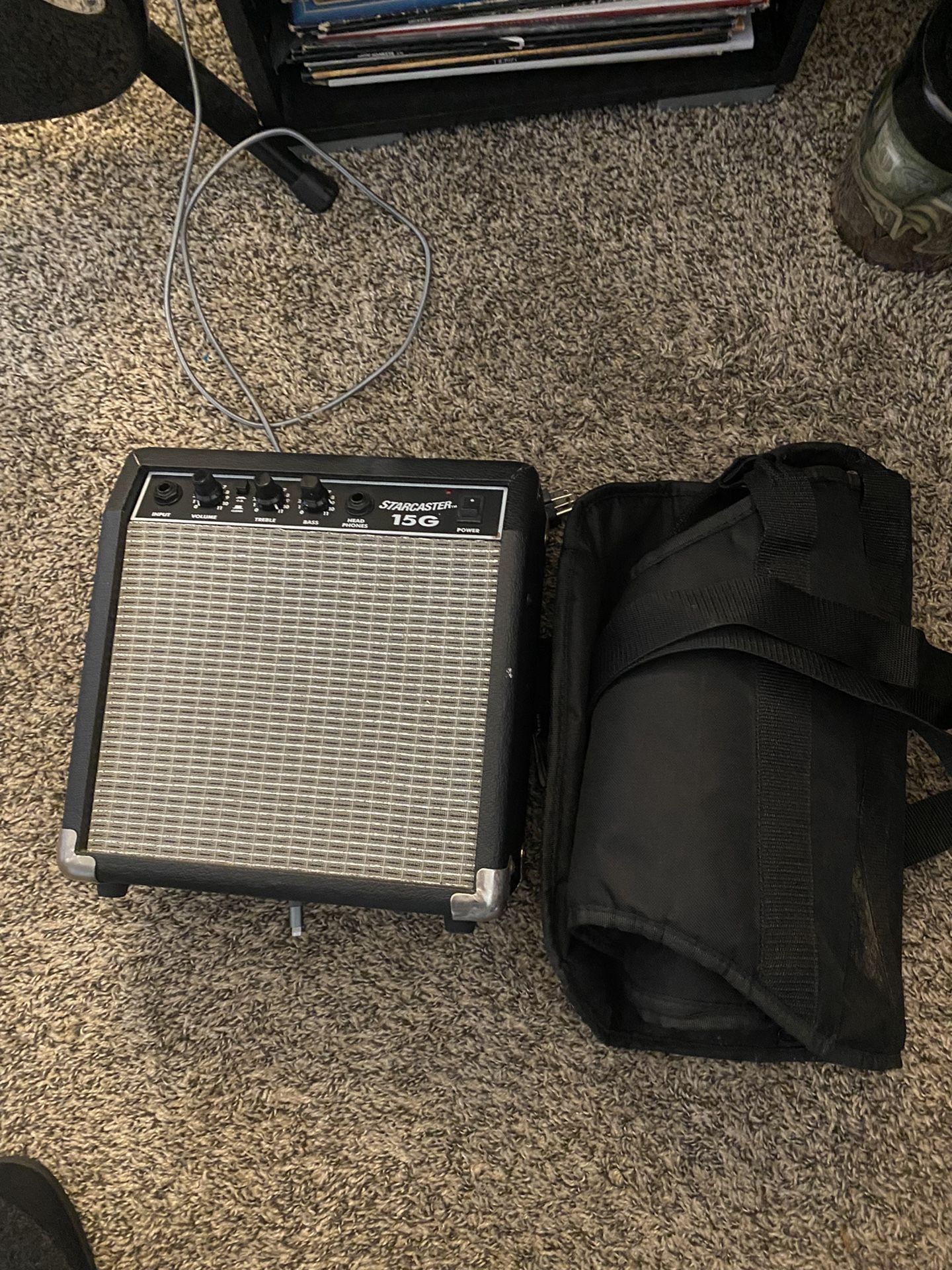 Mini Guitar Amp + Gig Bag