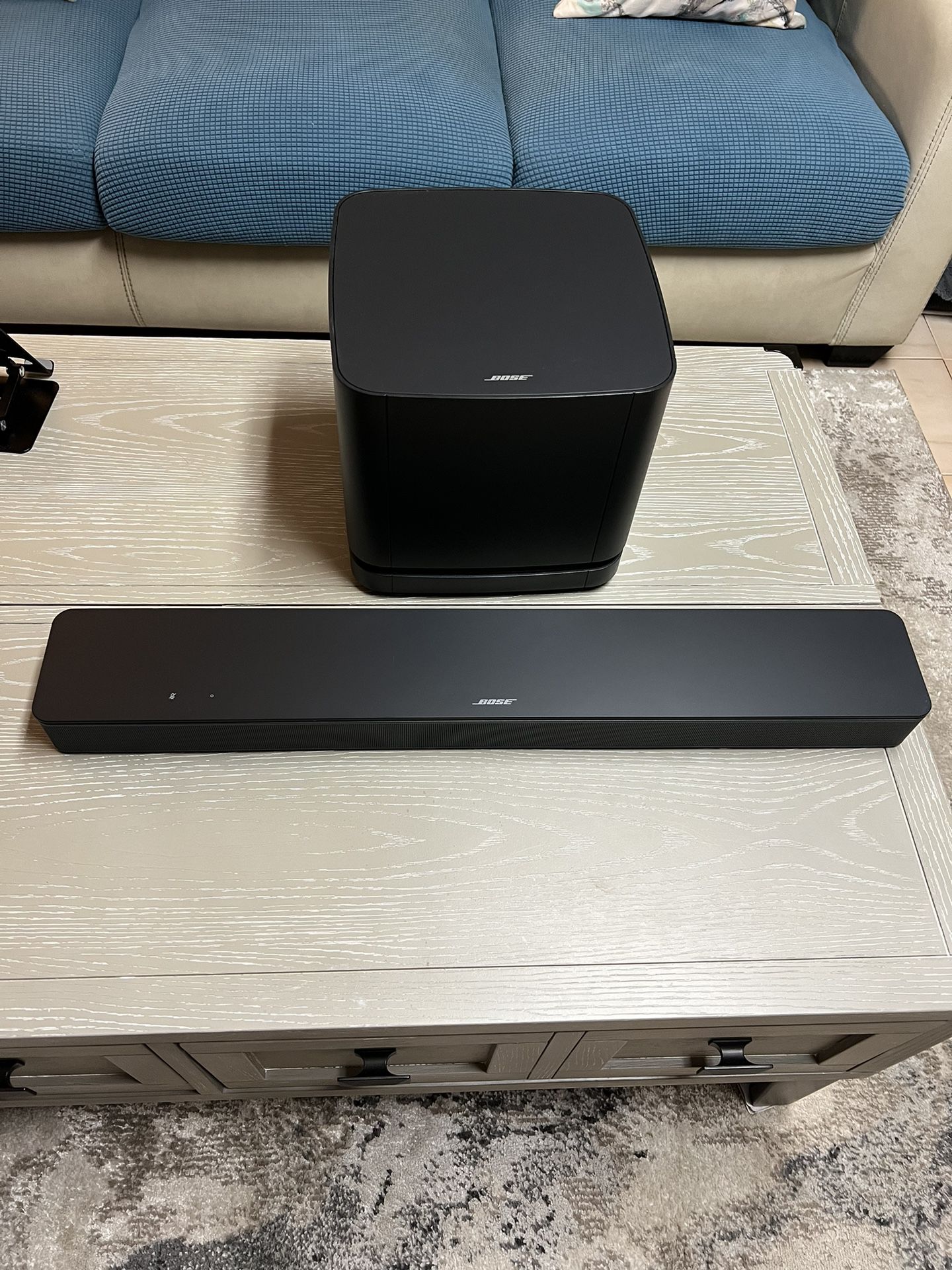 Bose Sound Bar Smart 300 With Subwoofer 500 As New