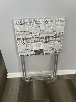 HOME BASICS MULTI-PURPOSE FOLDING TABLE NEW