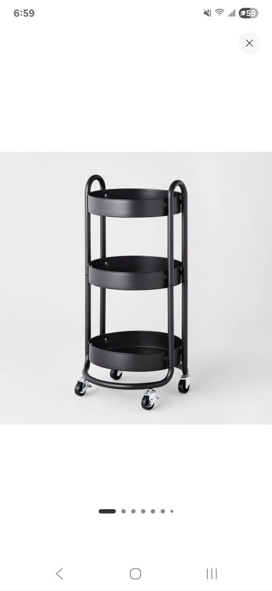 3 Tier Metal Storage Cart