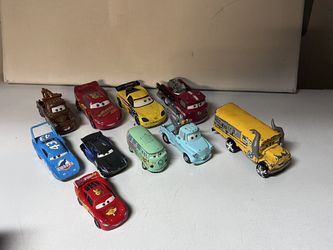 Disney Cars Diecast Wear On Paint From Play No Issues All Included