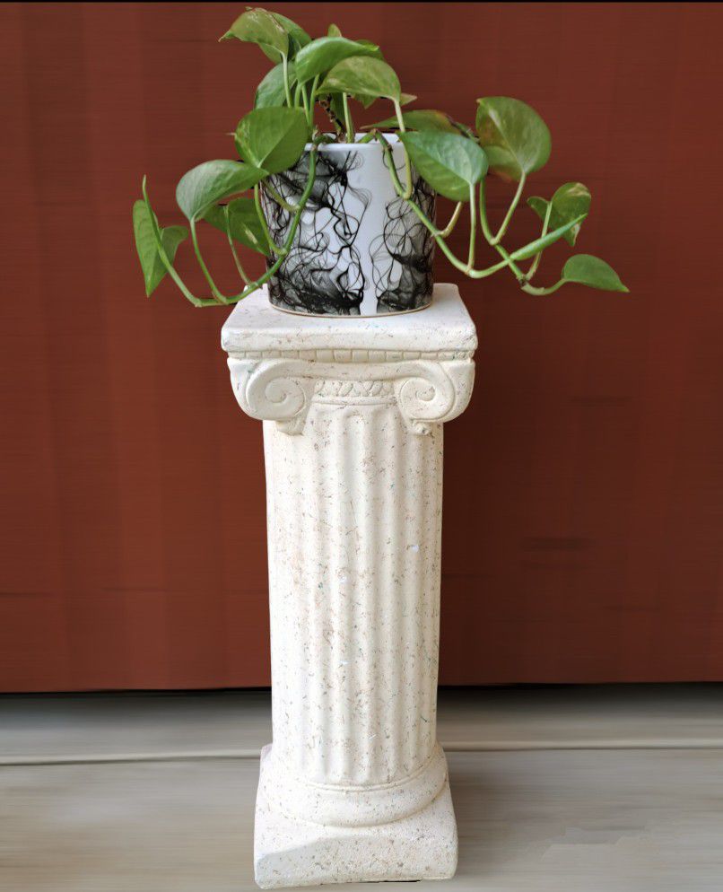 Greek/Roman Ceramic/Plaster Pillar/Column/Pedestal (16" Height) 10 Available 