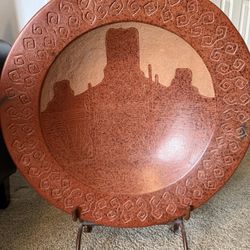 20.5" Indian Plate w/Stand