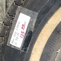 Coker classic E 78 -14 tire 1 only $125 EVERSON

