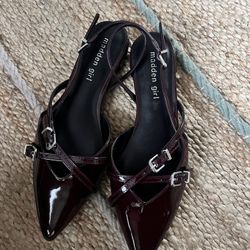 Madden Girl Plum Flats 