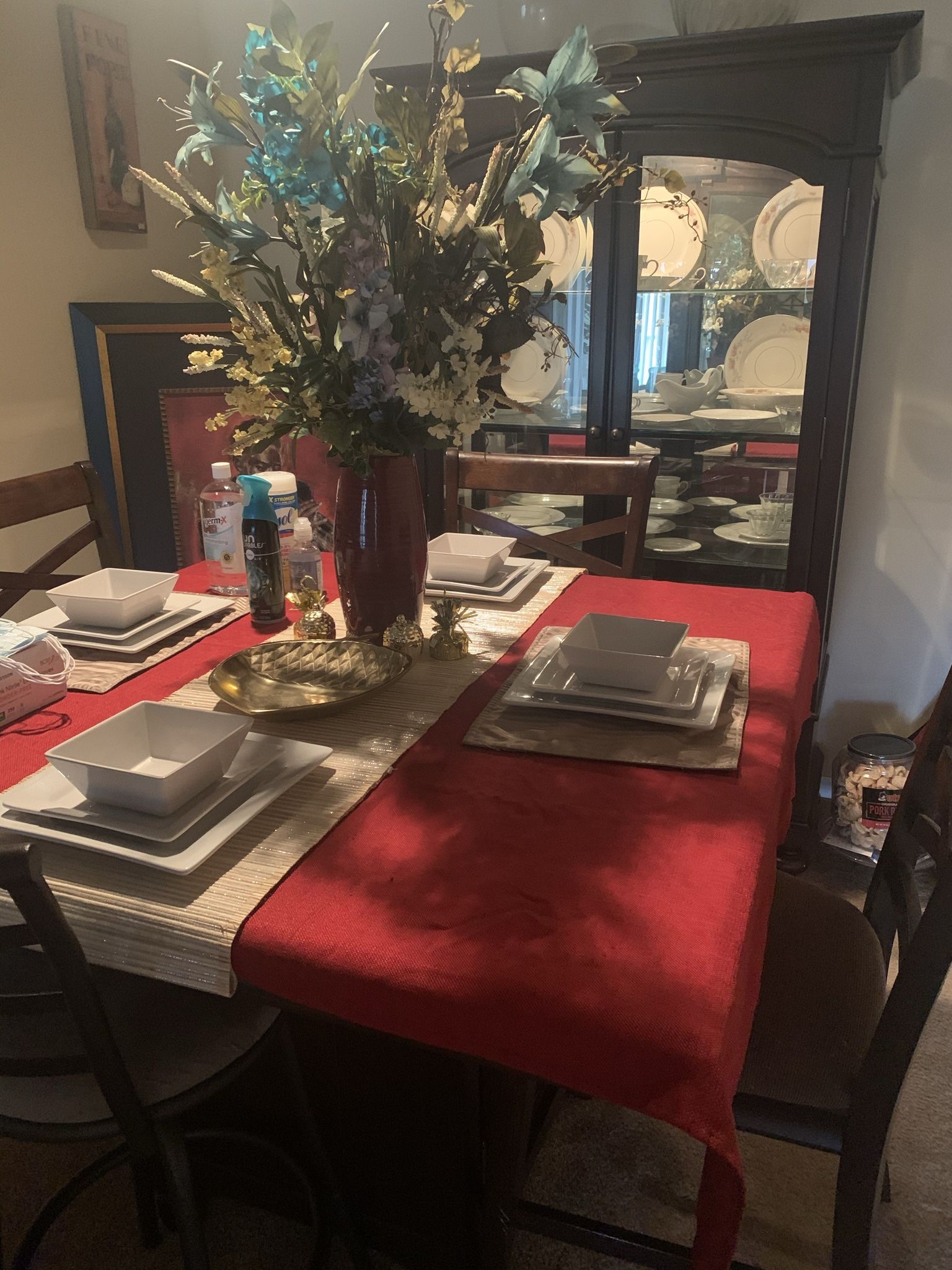 Solid Wood Dining Table And Chairs