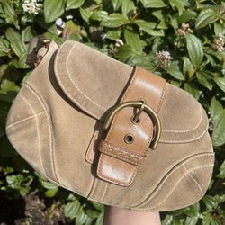 COACH Signature Sufflete Leather Handbag