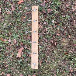 wall-mounted coat rack