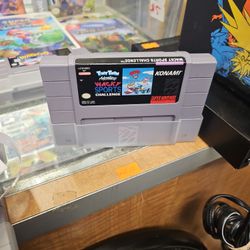 Tiny Toon Adventures Wacky Sports Challenge Super Nintendo SNES Game Authentic