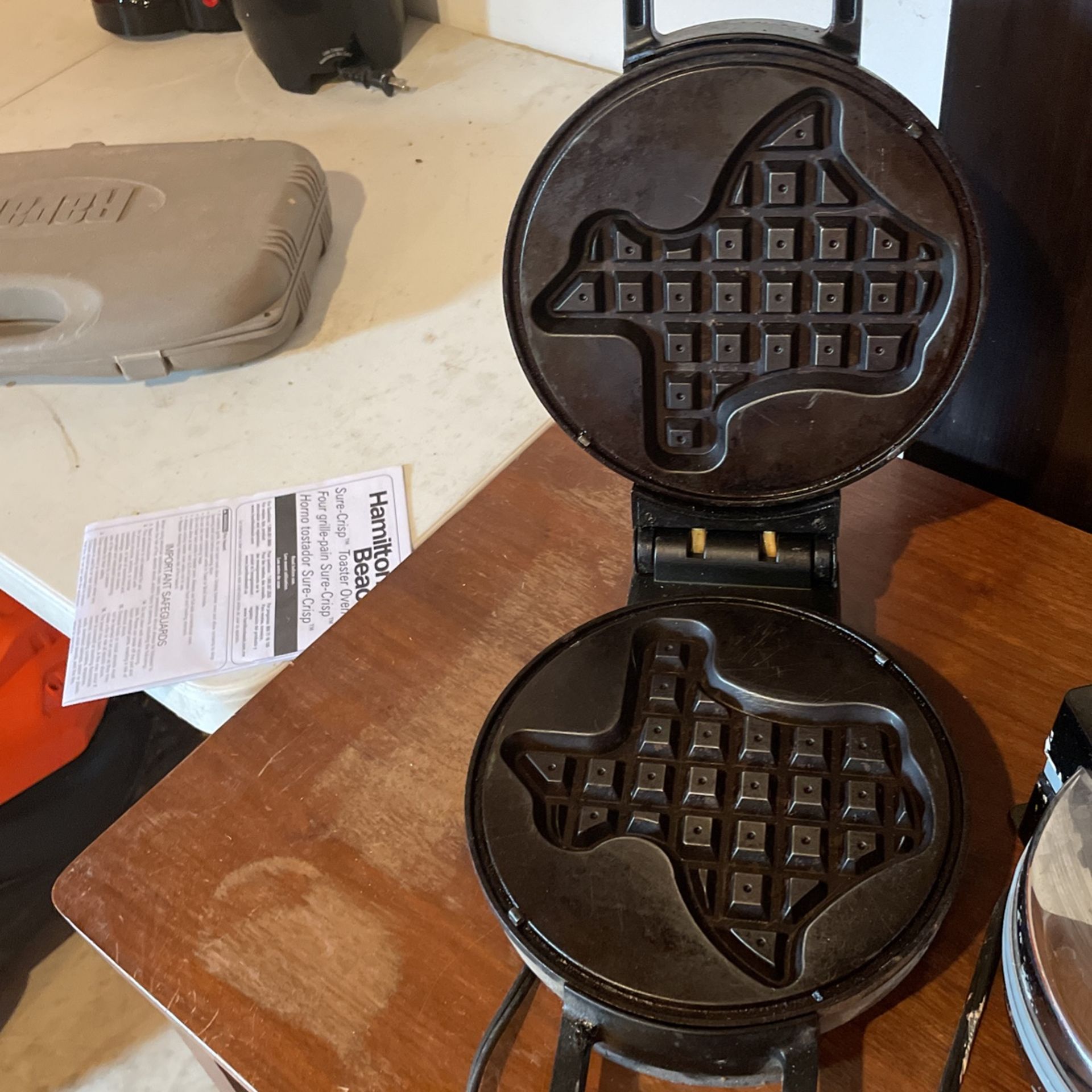 Texas waffle iron