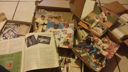 Baseball cards collection