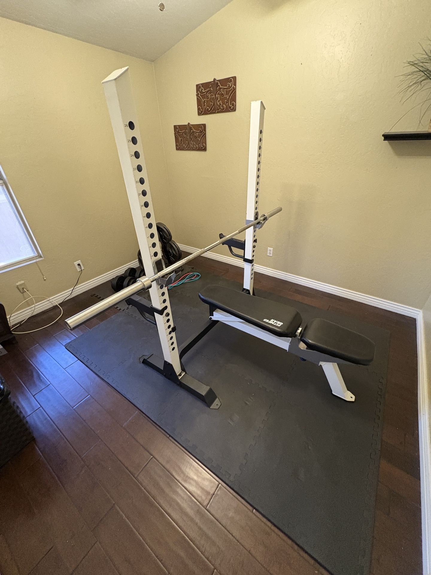 Bench/Squat Rack Set