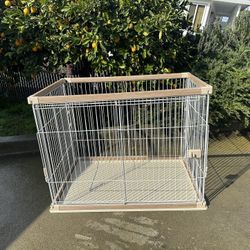 Large Iris Open Wire Dog Pet Crate