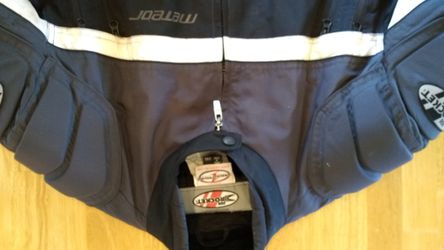 Men's XL Joe Rocket Racing Textile Motorcycle Jacket with Removable Liner