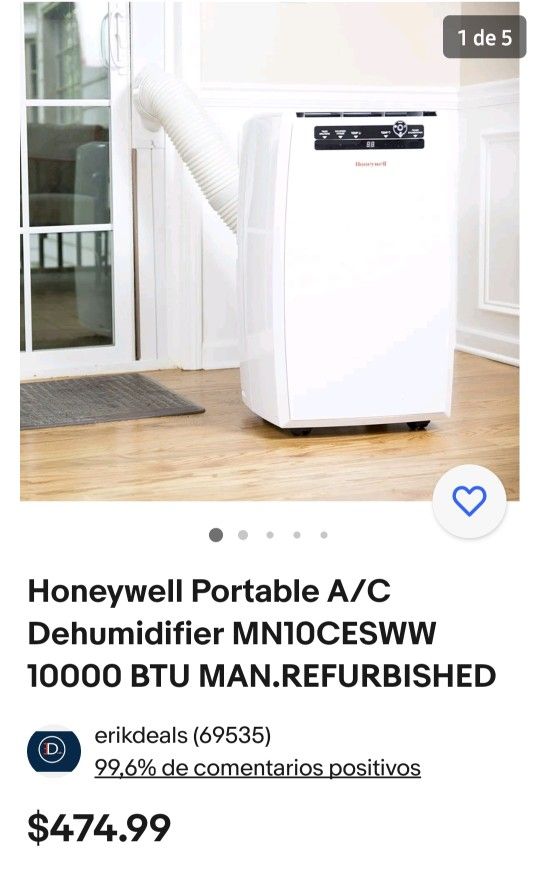 Portable A/C Dehumidifier