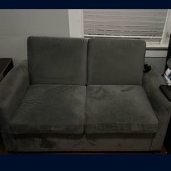 Fold out love seat bed