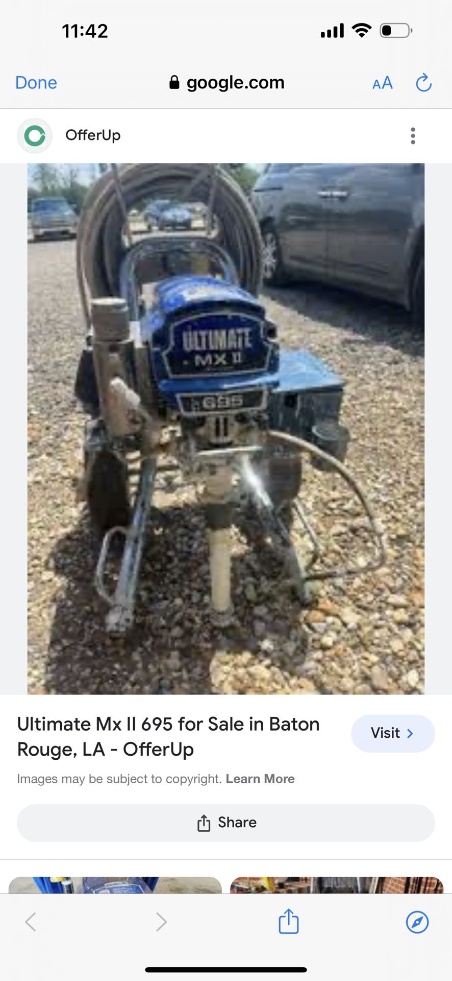 Graco Ultra Max 2 1595 Pro Contractor Series 3300 psi O 1,35 GPM Electric Airles Spray Masine