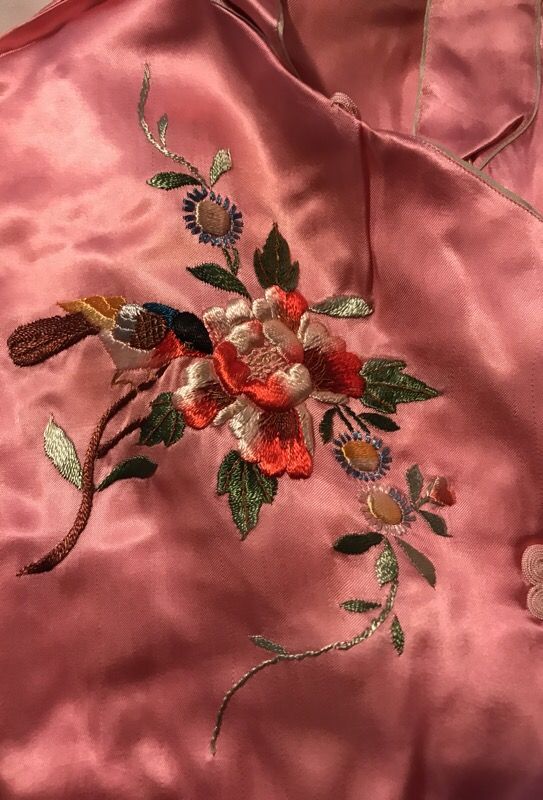 Vintage silk pj set