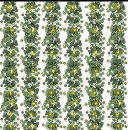 Greenery garlands with lights (6 pack)