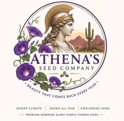 Athena's Seed Company Morning Glory Purple Flower Seeds