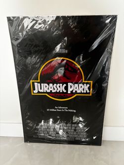 Jurassic park Cardboard poster