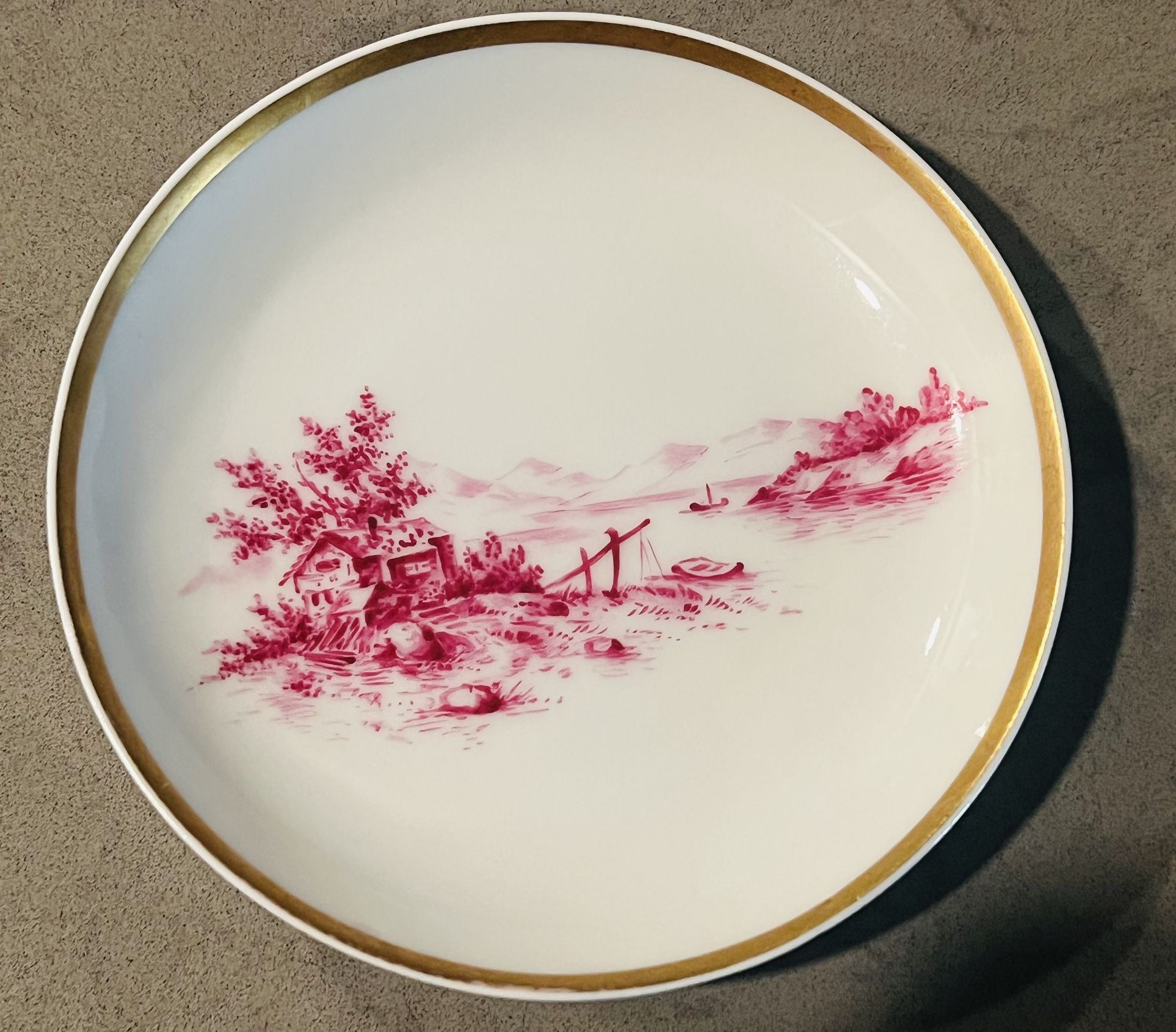 Vintage Gold Rimmed saucer