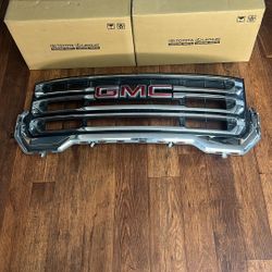 2020 2021 2022 2023 GMC ACADIA FRONT BUMPER UPPER GRILLE W/ EMBLEM (contact info removed)7 OEM