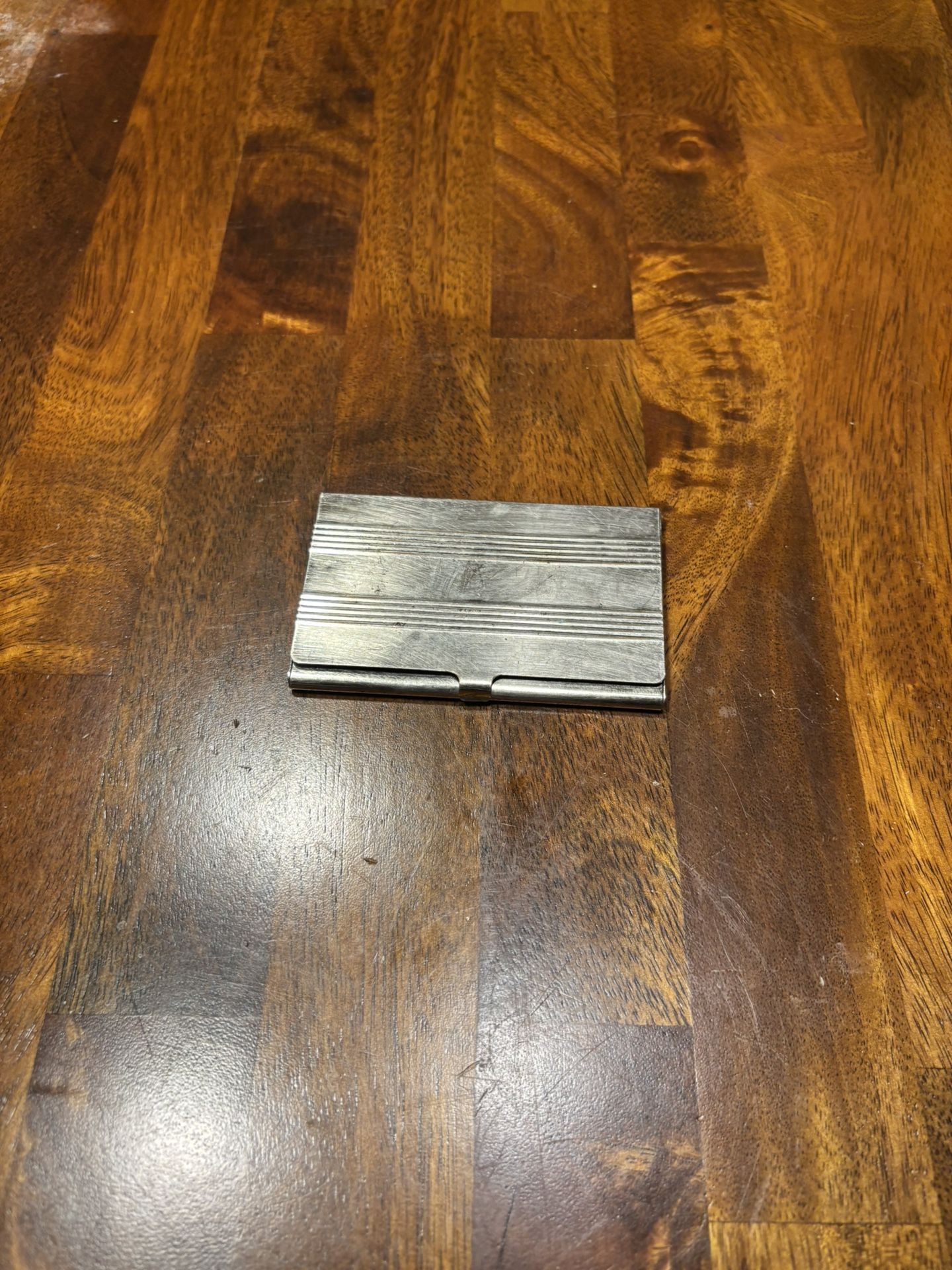 Vintage business card holder